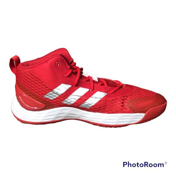 ADIDAS MENS SIZE 14 NIB EXHIBIT A SM RED SAMPLE MID BASKETBALL SHOES GW7934 main image 11